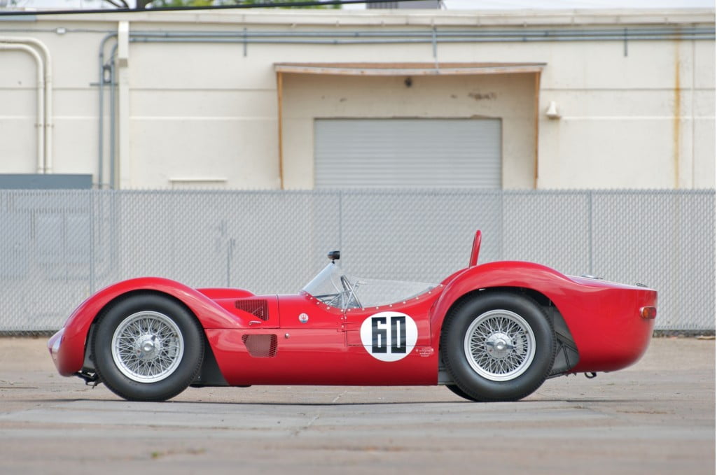 A rebuilt 1959 Maserati Birdcage headed to auction