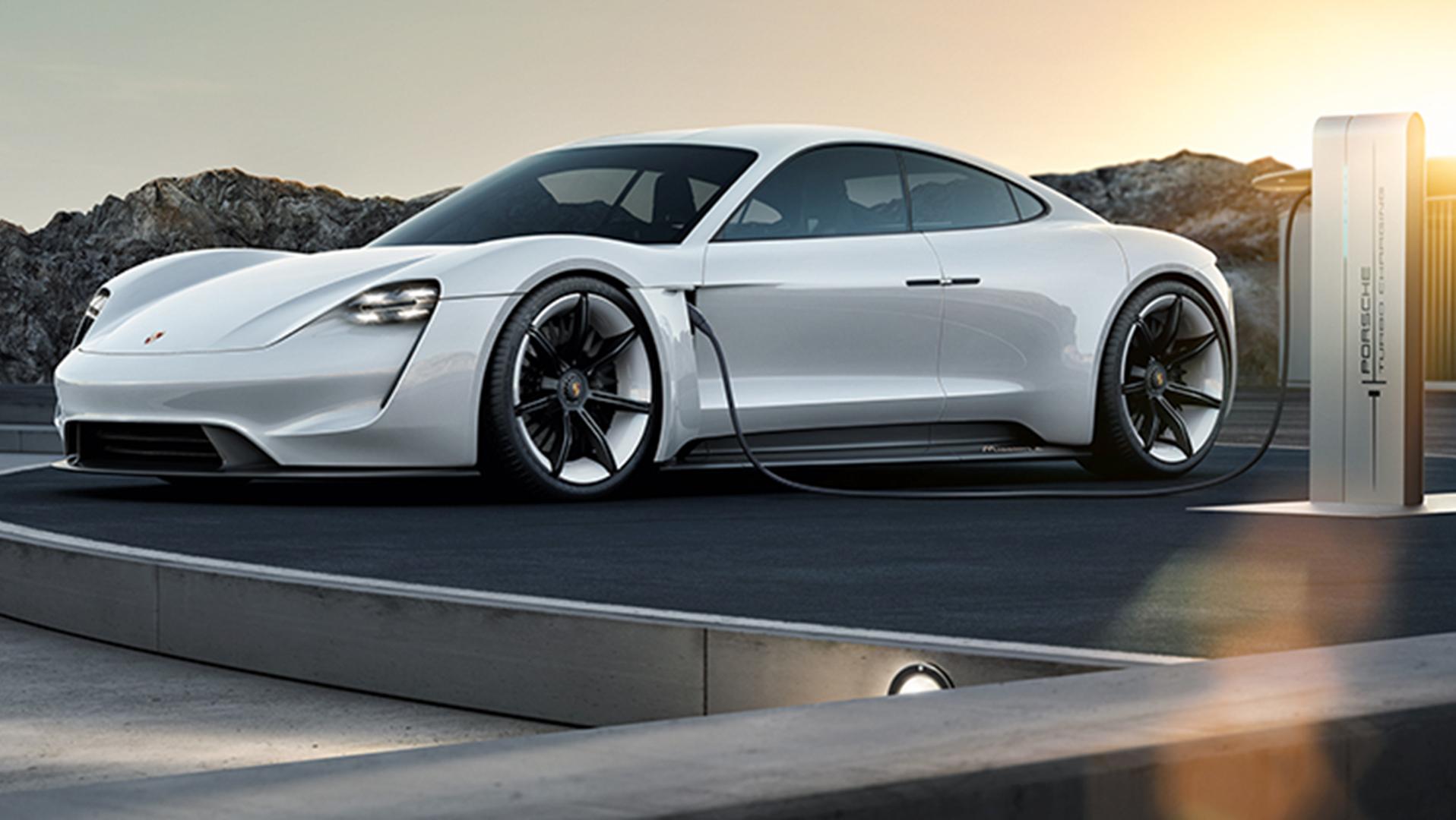 Porsche unveils fast, low-cost 'pit stop' EV charging stations