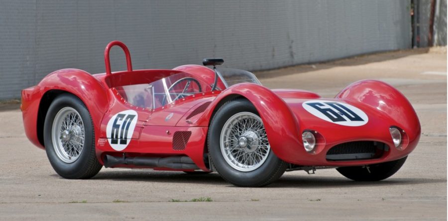 A rebuilt 1959 Maserati Birdcage headed to auction