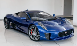 The Jaguar C-X75 that played a role in a James Bond Film is now for sale