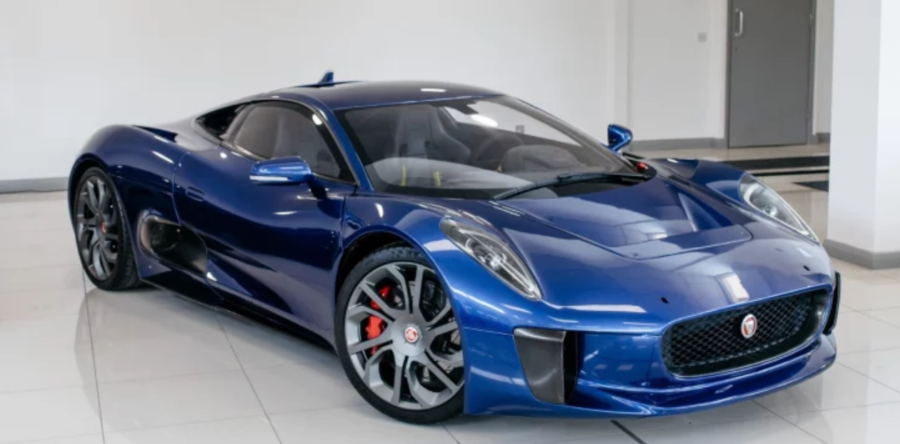 The Jaguar C-X75 that played a role in a James Bond Film is now for sale