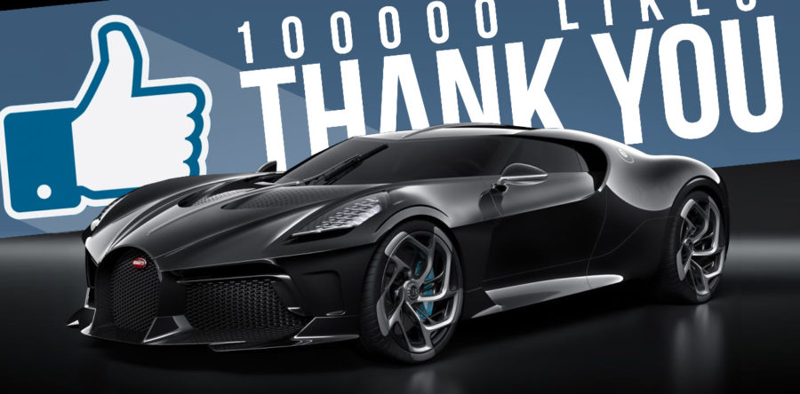 Thank you all for 100,000 likes!
